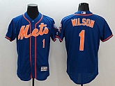 New York Mets #1 Mookie Wilson Blue 2016 Flexbase Collection Stitched Baseball Jersey,baseball caps,new era cap wholesale,wholesale hats